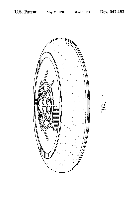 US Patent D347452