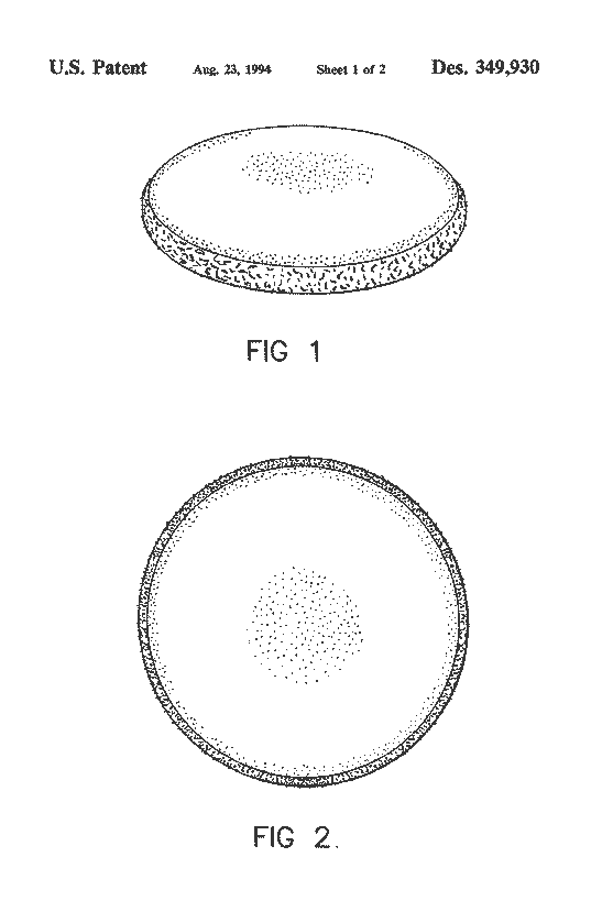 US Patent D349930